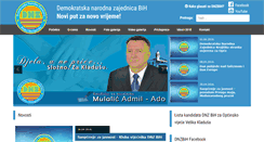 Desktop Screenshot of dnzbih.ba